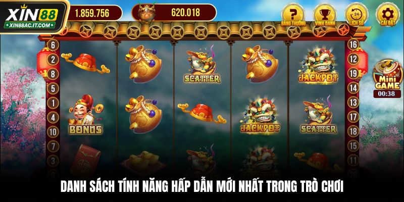 Danh sách tính năng hấp dẫn mới nhất trong trò chơi